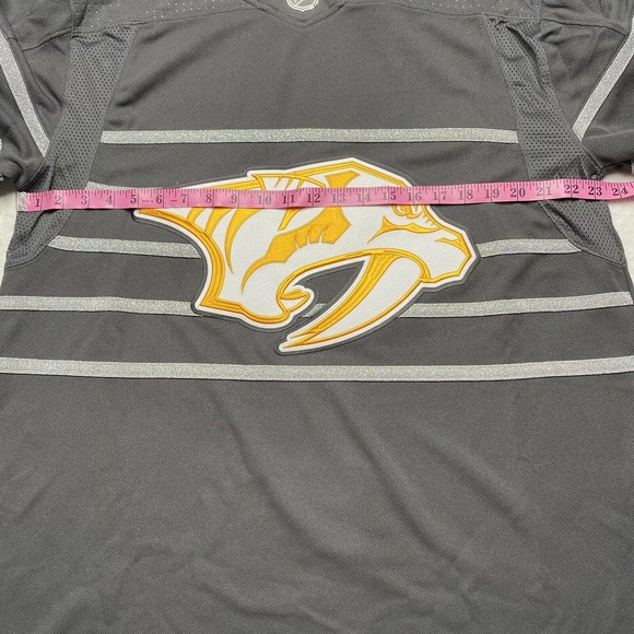 Adidas NHL Nashville Predators Game Jersey Sz 56 - Picture 8 of 10